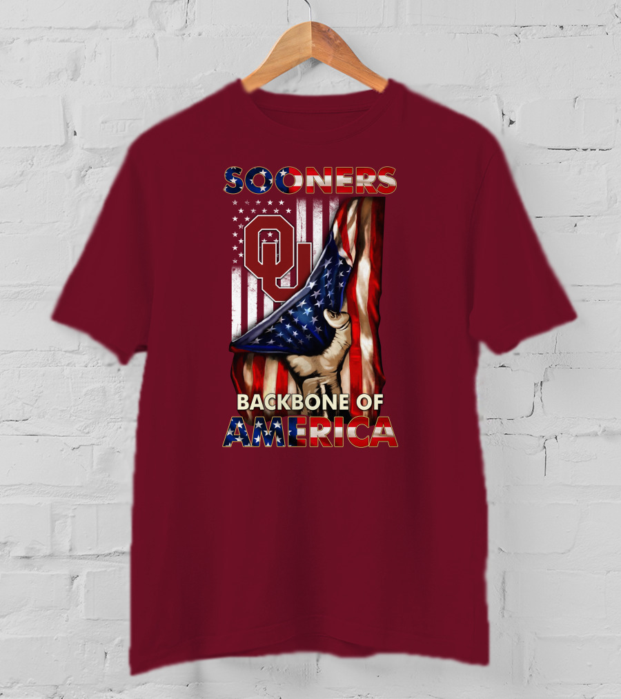 Sooners Backbone Of America Oklahoma T-Shirt