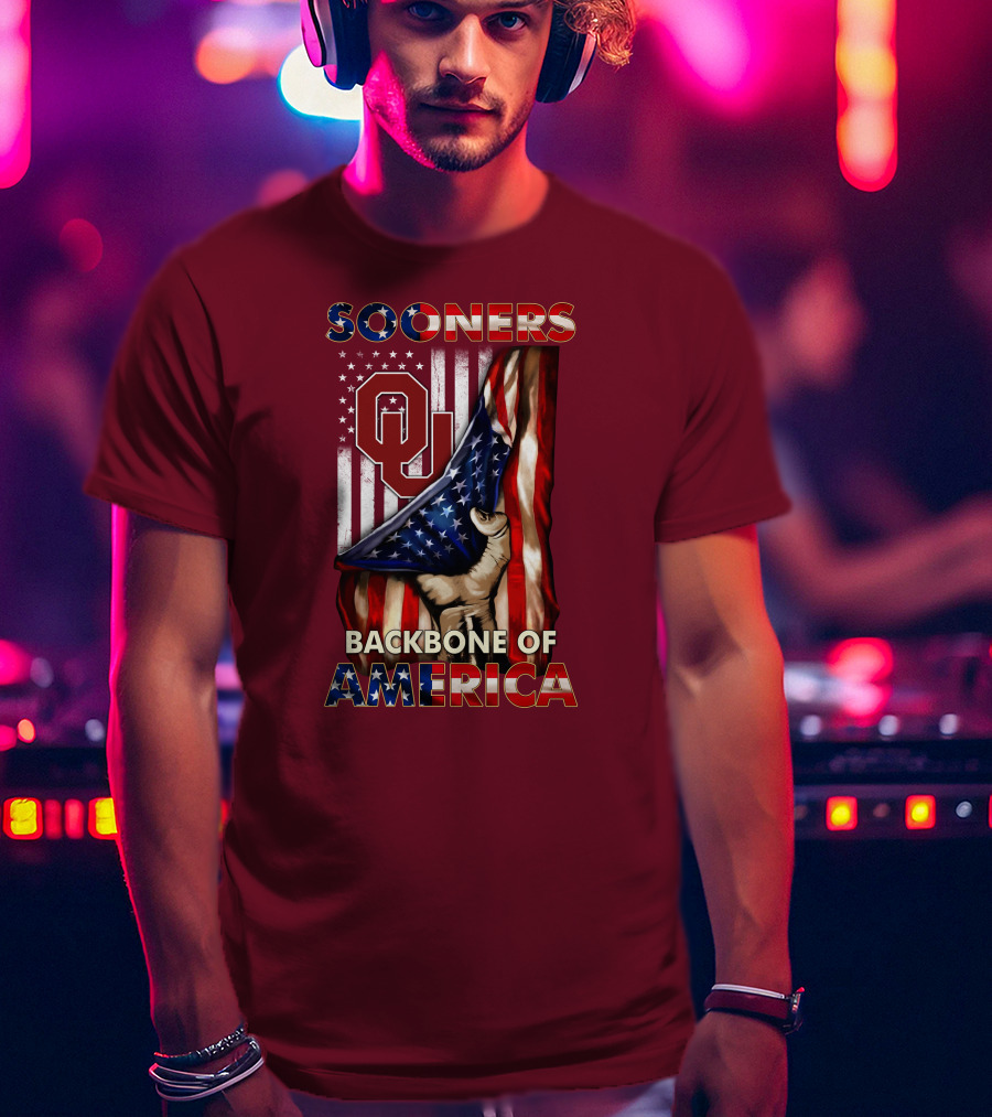 Sooners Backbone Of America Oklahoma T-Shirt