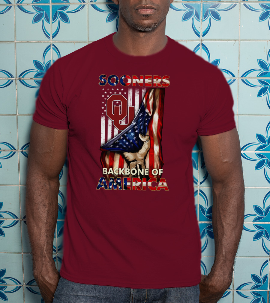 Sooners Backbone Of America Oklahoma T-Shirt