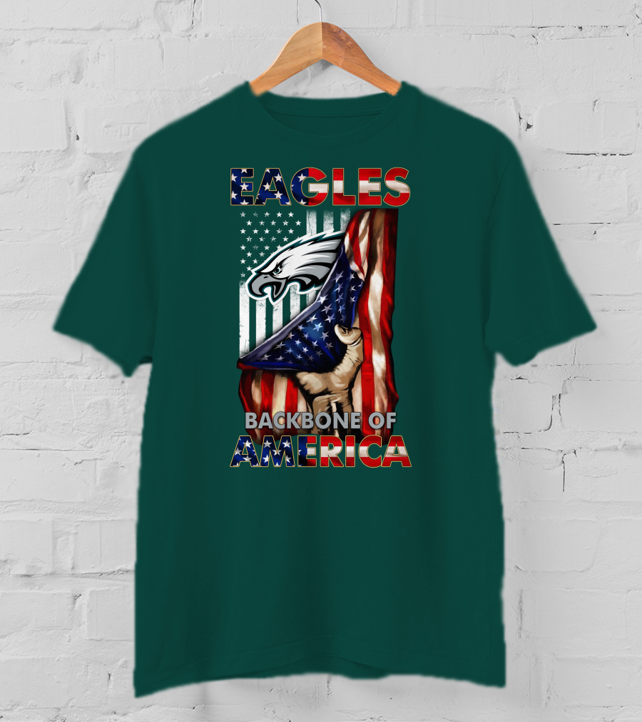 Eagles Backbone Of America Philadelphia T-Shirt