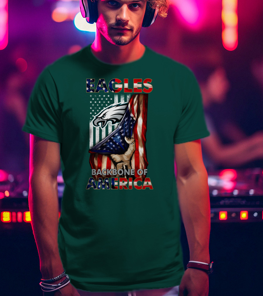 Eagles Backbone Of America Philadelphia T-Shirt