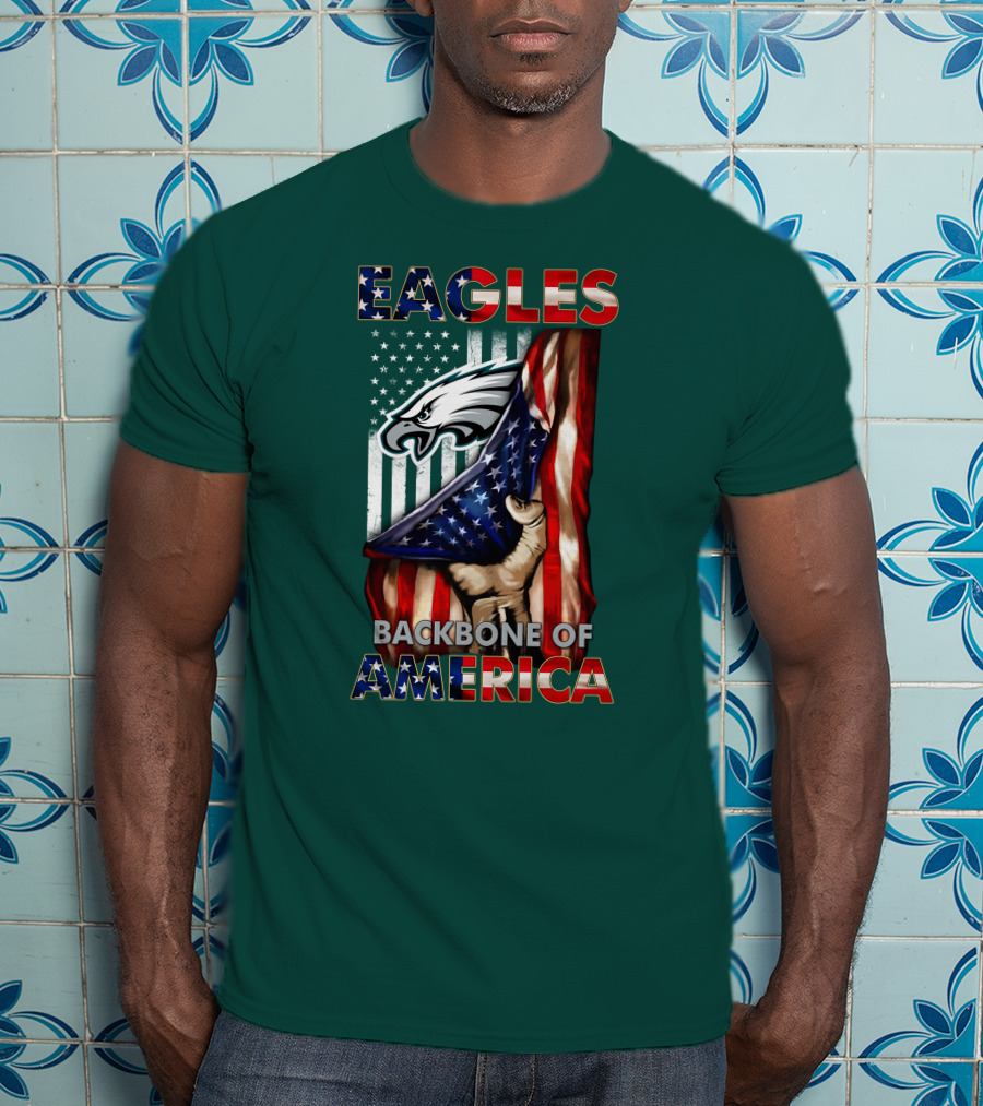 Eagles Backbone Of America Philadelphia T-Shirt