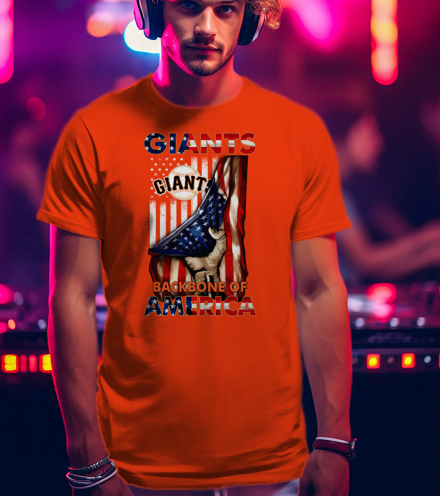 Giant Backbone Of America Giants T-Shirt