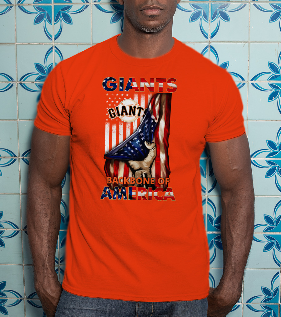 Giant Backbone Of America Giants T-Shirt