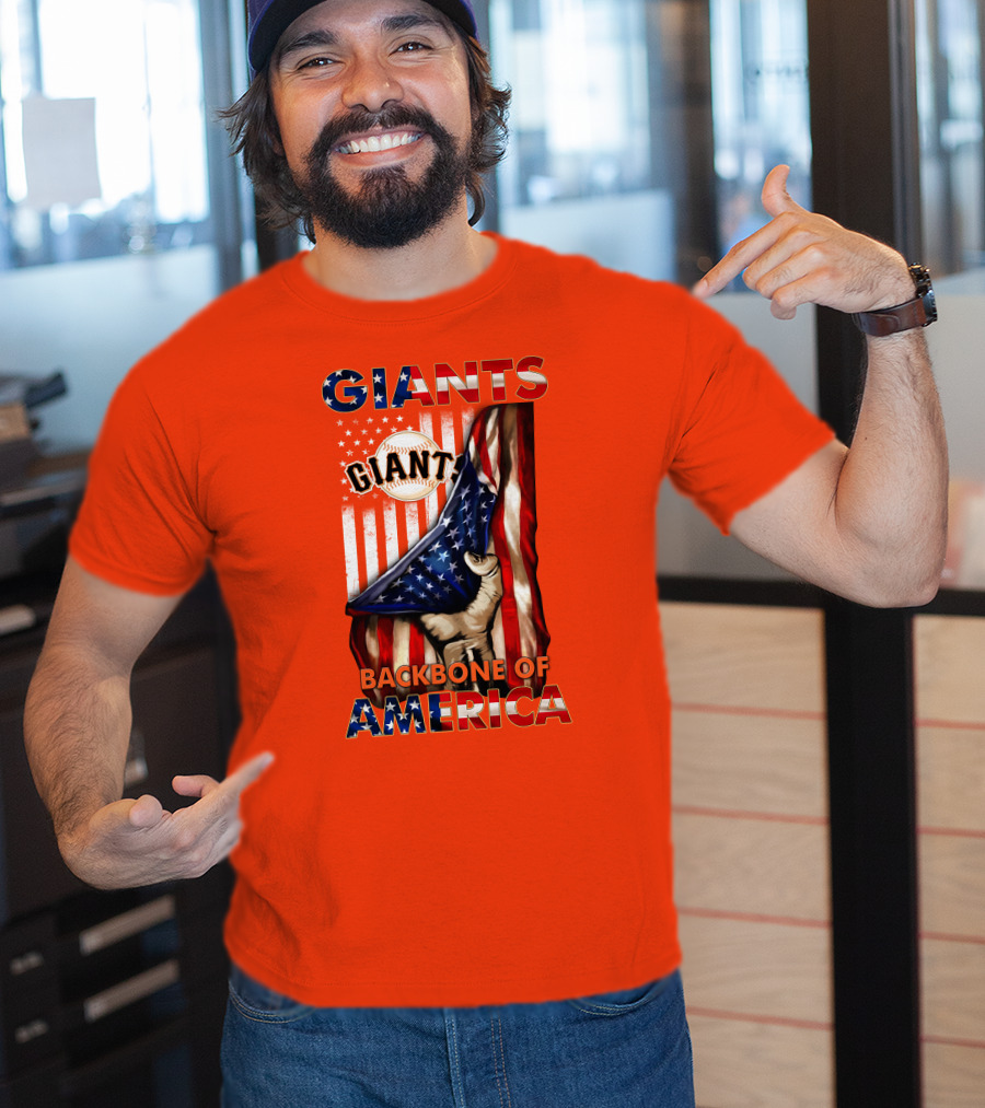 Giant Backbone Of America Giants T-Shirt