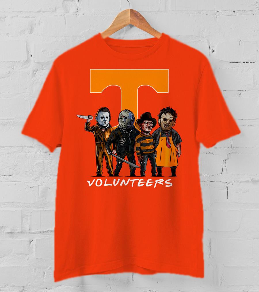 Tennessee Volunteers Halloween Horror Icons Squad T-Shirt