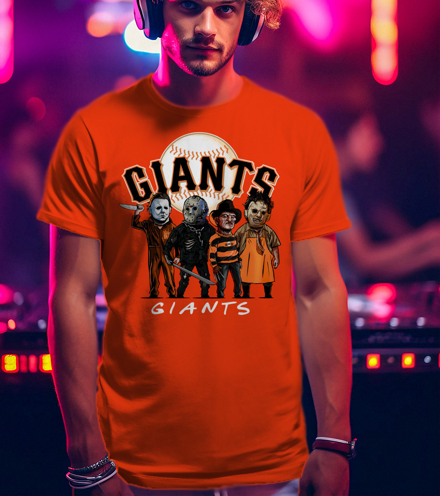Giants Halloween The Slasher Squad T-Shirt