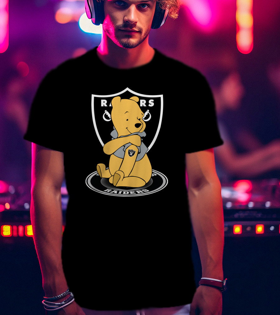 Las Vegas Raiders Winnie The Pooh Raiders T-Shirt