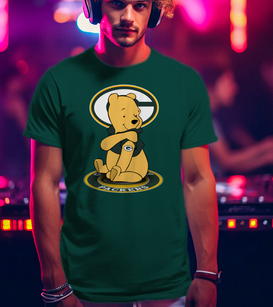 Green Bay Packers Winnie The Pooh G Logo Packers T-Shirt