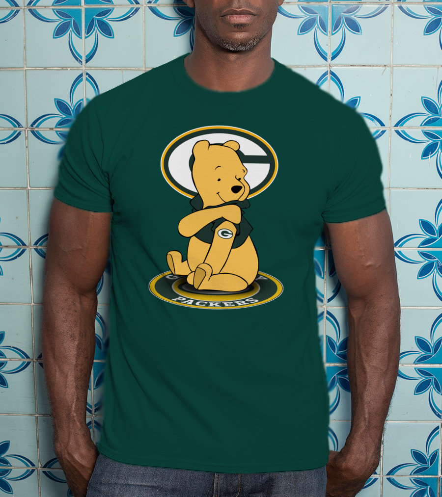 Green Bay Packers Winnie The Pooh G Logo Packers T-Shirt