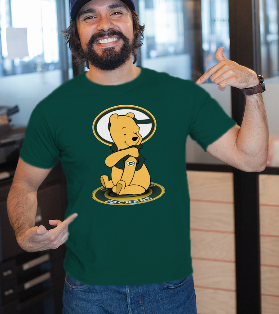 Green Bay Packers Winnie The Pooh G Logo Packers T-Shirt