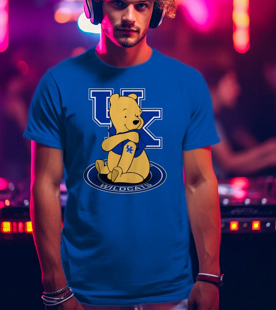 Winnie The Pooh Kentucky Wildcats UK T-Shirt