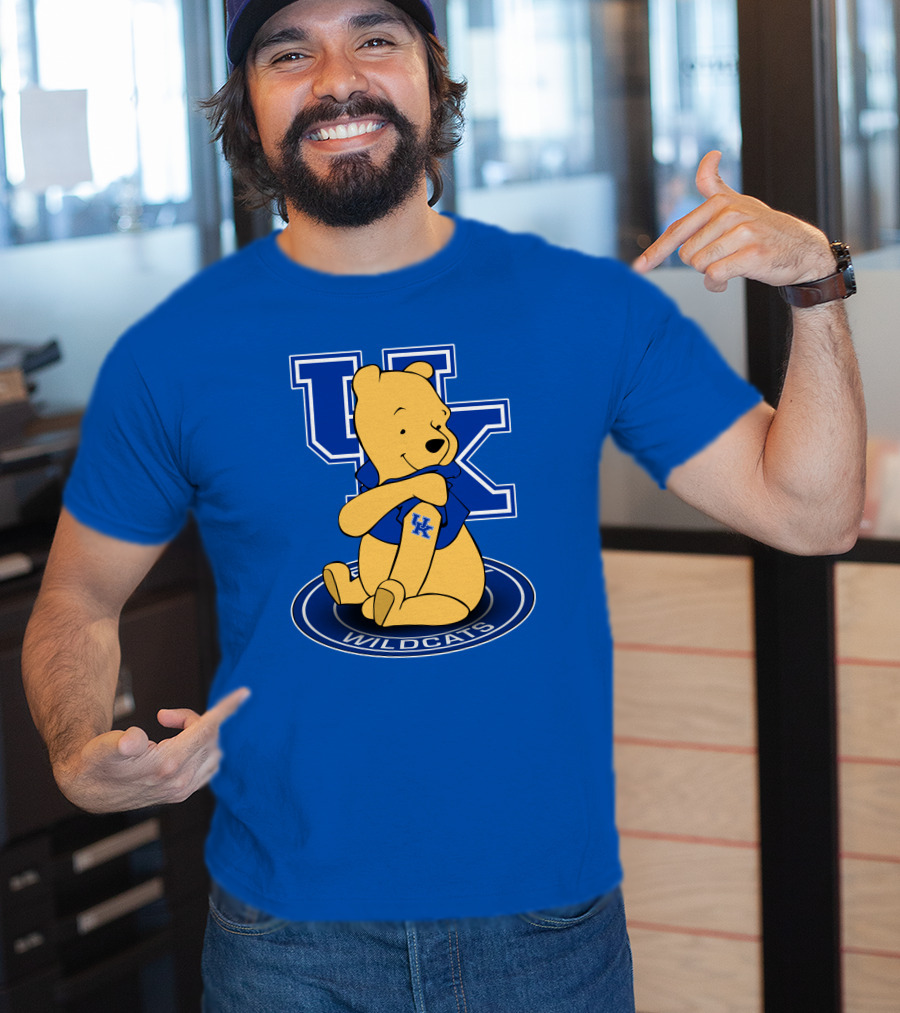 Winnie The Pooh Kentucky Wildcats UK T-Shirt