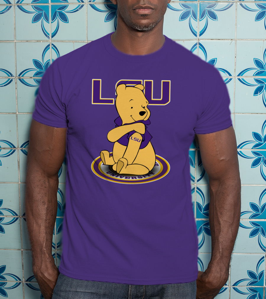 LSU Tigers Winnie The Pooh University Mascot T-Shirt