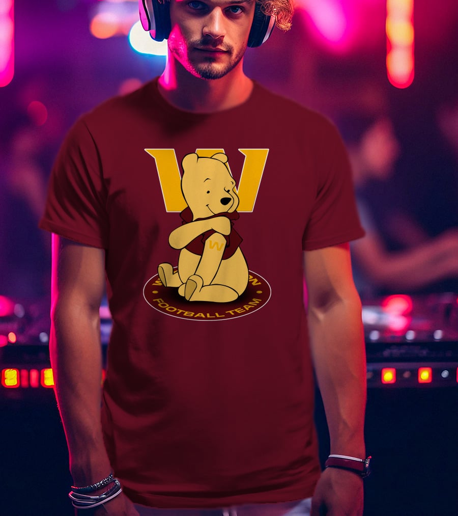 Washington Football Team W Winnie The Pooh T-Shirt