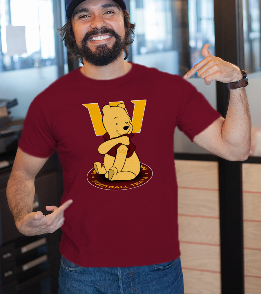 Washington Football Team W Winnie The Pooh T-Shirt