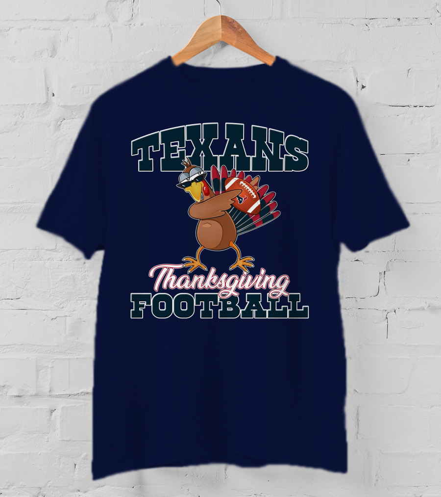 Texans Thanksgiving Football T-Shirt