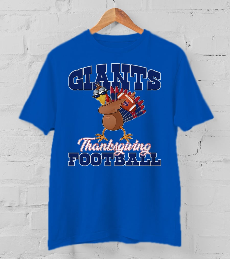 Giants Thanksgiving Football Turkey T-Shirt