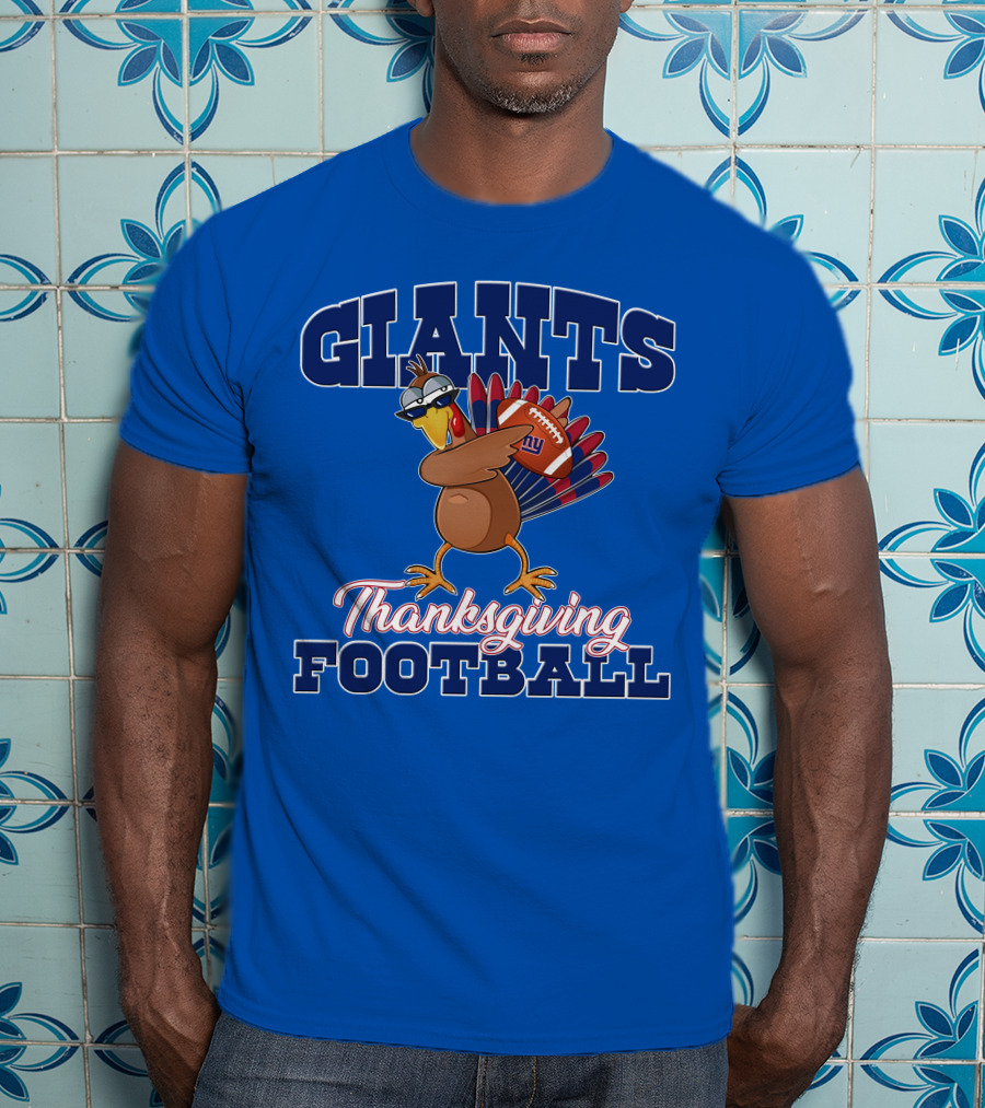 Giants Thanksgiving Football Turkey T-Shirt
