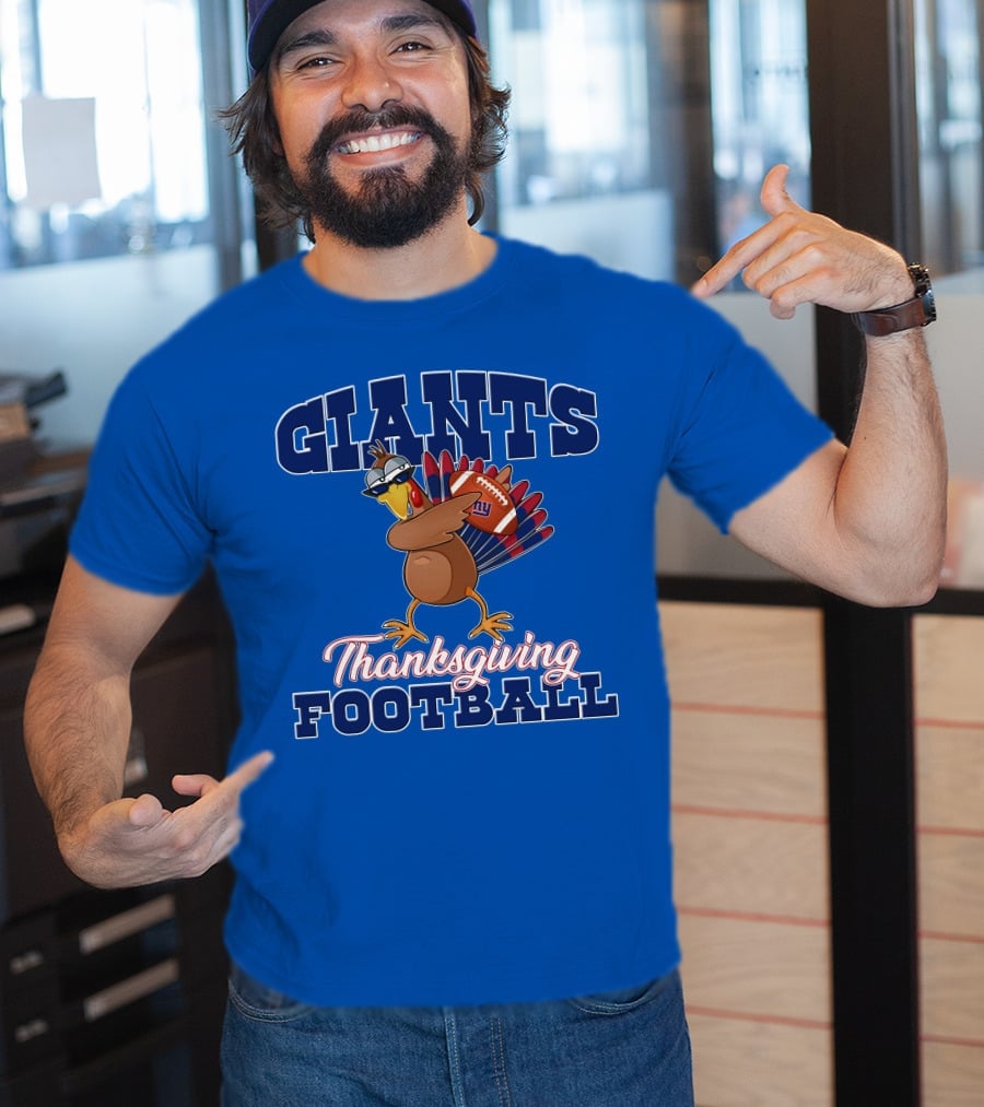 Giants Thanksgiving Football Turkey T-Shirt