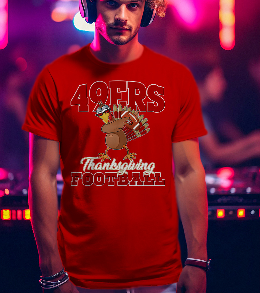 49ers Thanksgiving Football Turkey T-Shirt