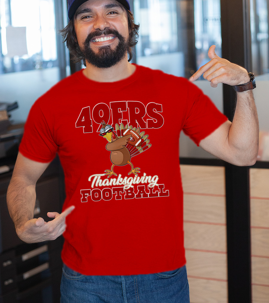 49ers Thanksgiving Football Turkey T-Shirt
