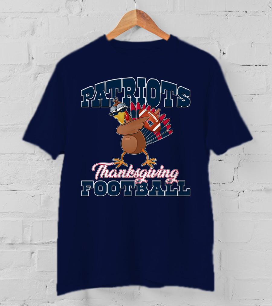 PATRIOTS Thanksgiving Football Turkey T-Shirt