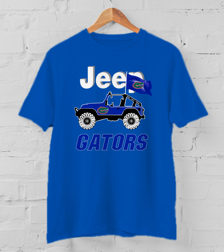 Jeep Florida Gators Flag Adventure T-Shirt