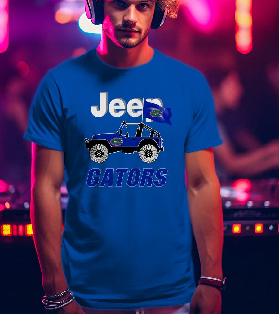 Jeep Florida Gators Flag Adventure T-Shirt