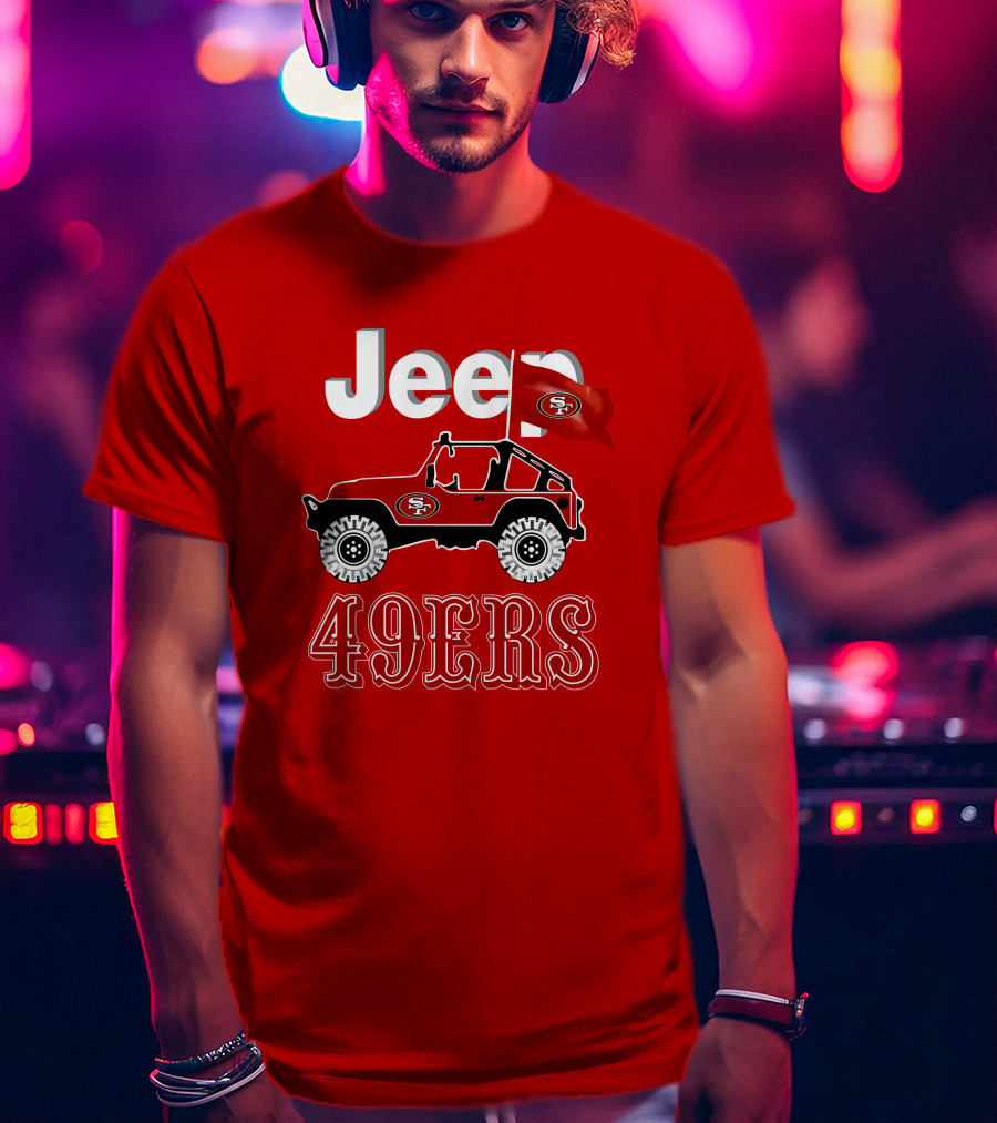 Jeep 49ers SF Flag T-Shirt