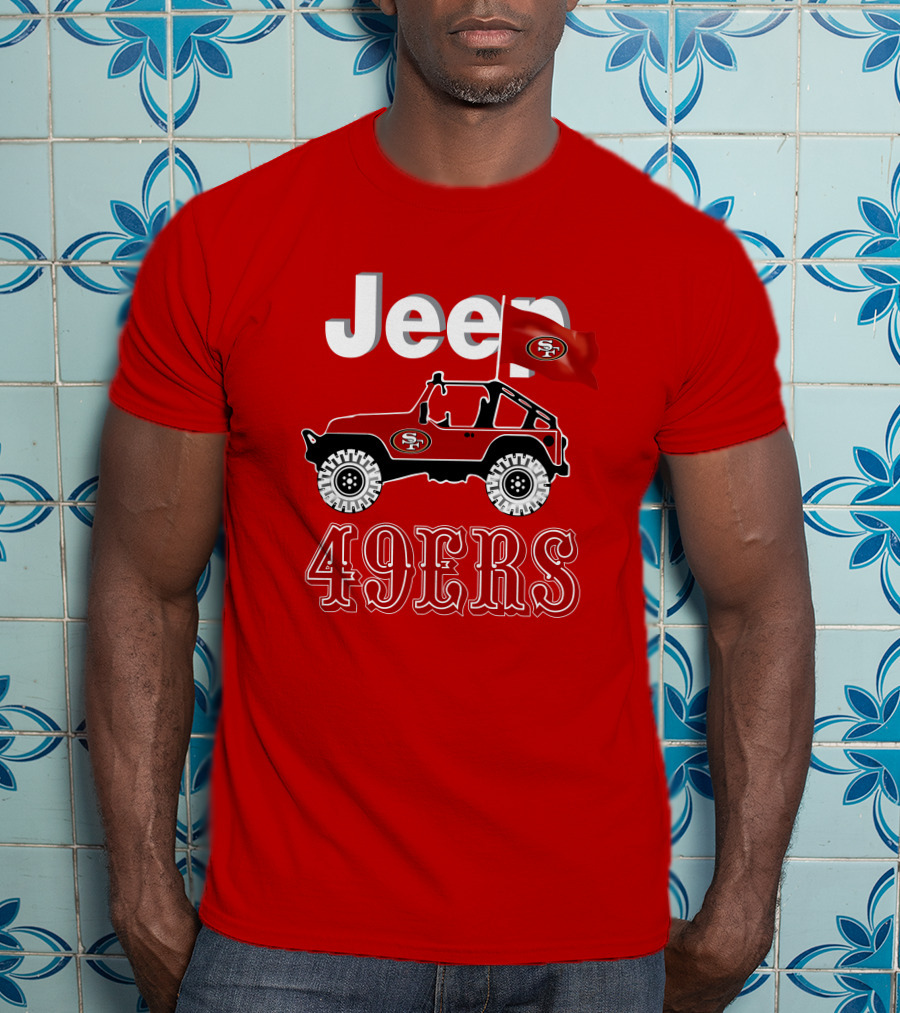 Jeep 49ers SF Flag T-Shirt