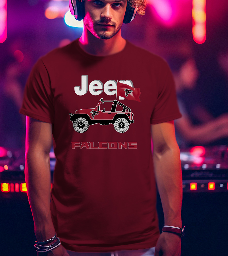 Jeep Falcons Truck Atlanta Falcons Are Coming T-Shirt