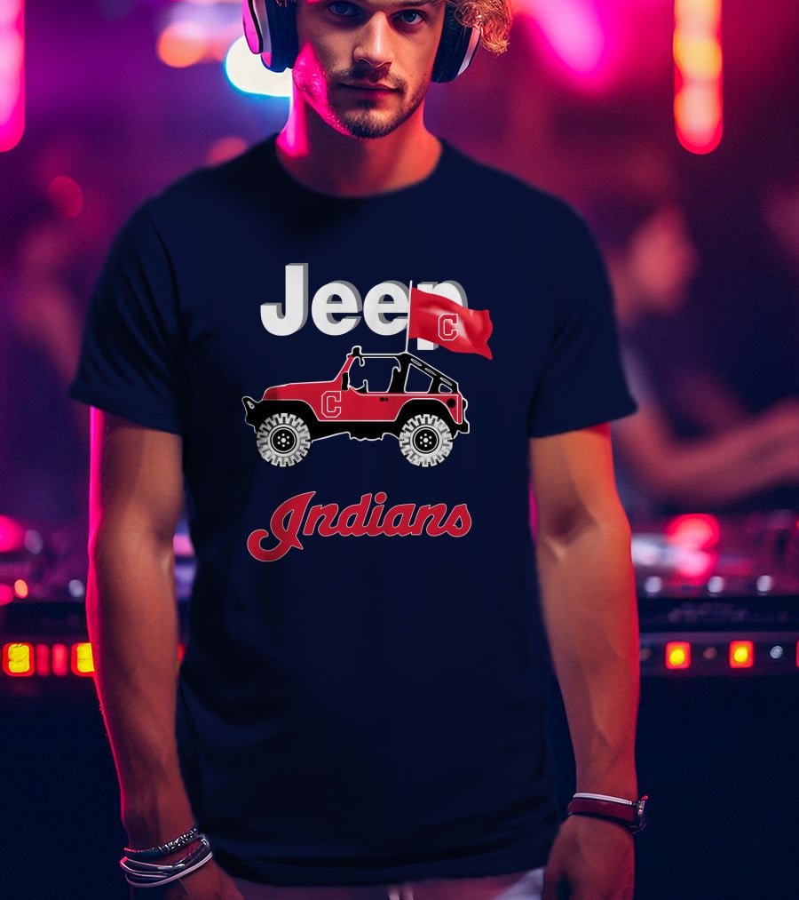 Jeep Indians C Flag T-Shirt