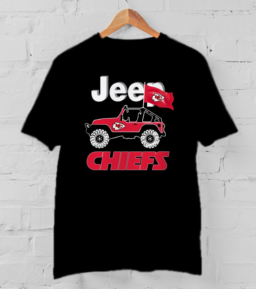 Jeep Kansas City Chiefs Red Flag T-Shirt
