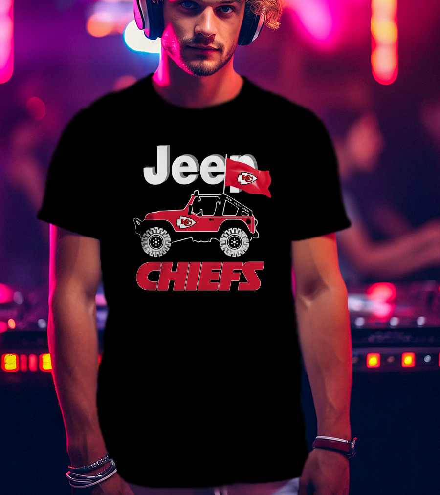 Jeep Kansas City Chiefs Red Flag T-Shirt