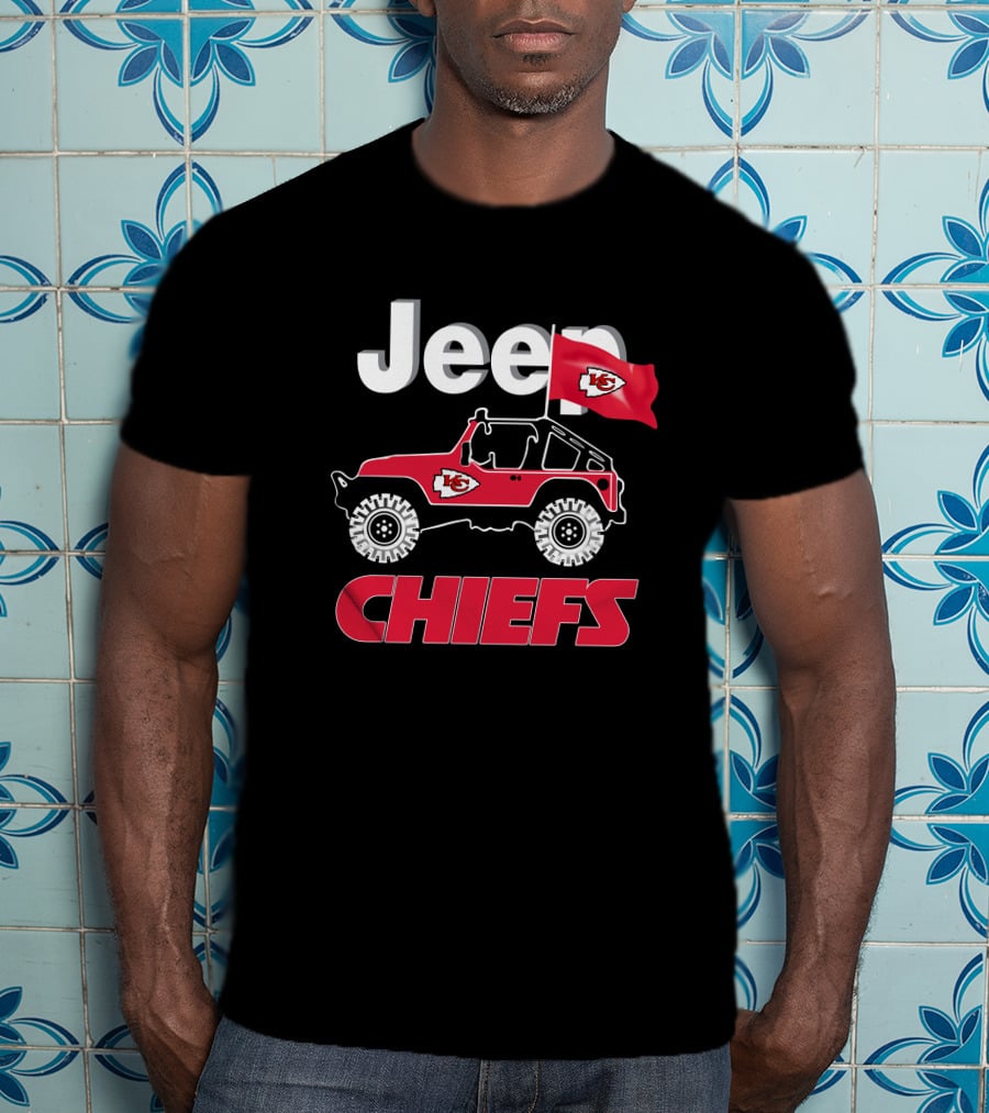 Jeep Kansas City Chiefs Red Flag T-Shirt