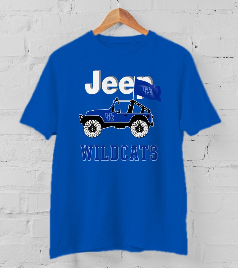 Jeep Kentucky Wildcats Flag Edition T-Shirt