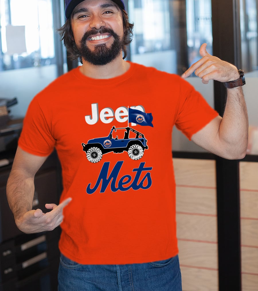 Jeep New York Mets Are Coming T-Shirt