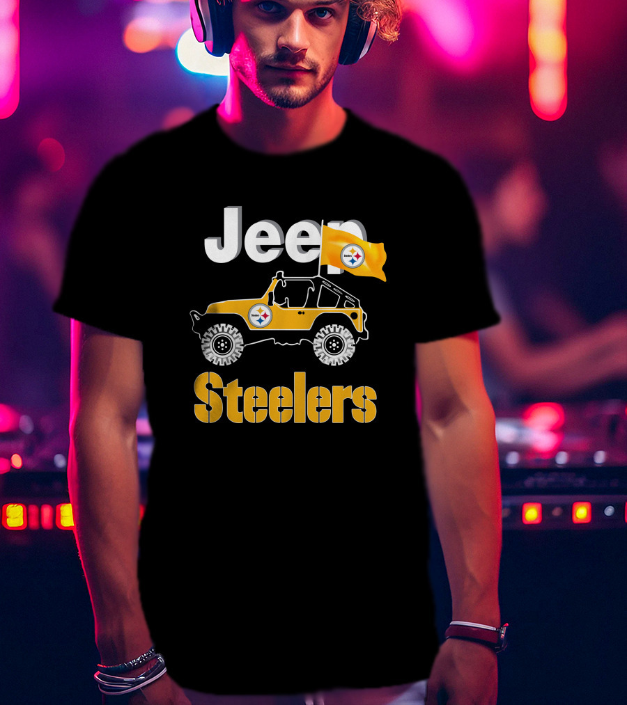 Pittsburgh Steelers Jeep Off-Road Adventure T-Shirt