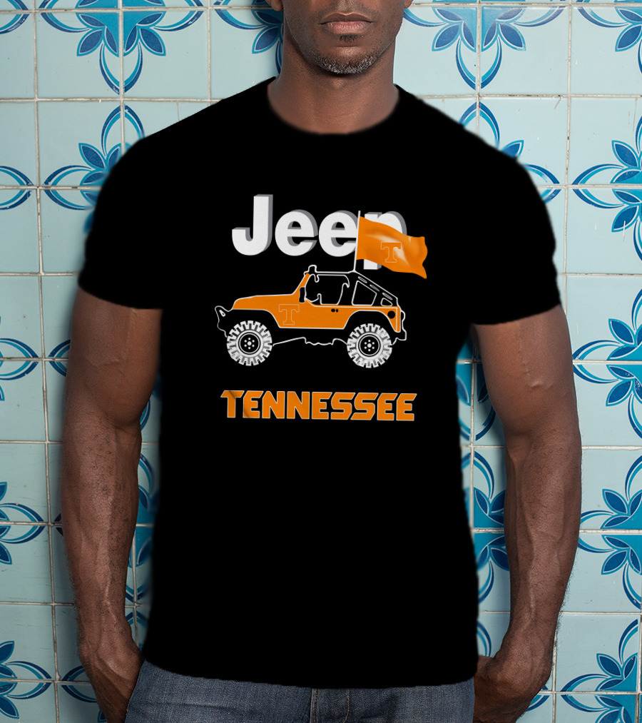 Jeep Tennessee Volunteers Orange Flag Edition T-Shirt