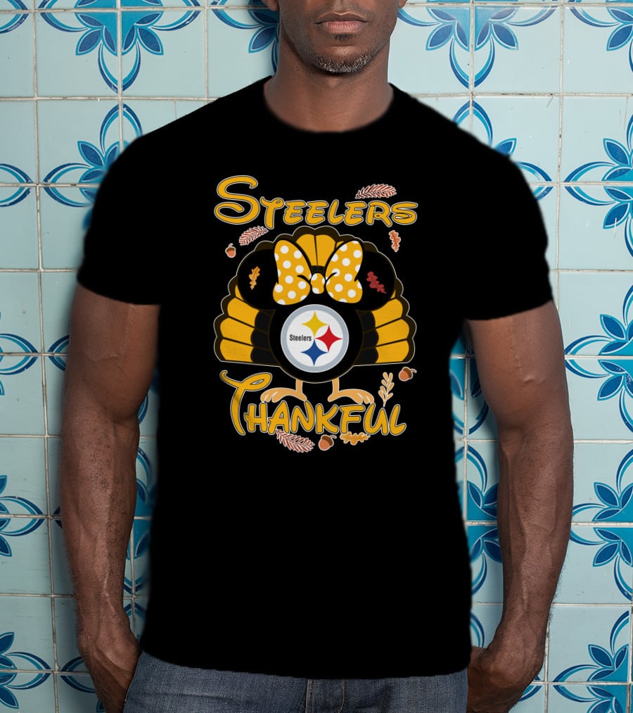 Steelers Thankful Thanksgiving Minnie T-Shirt