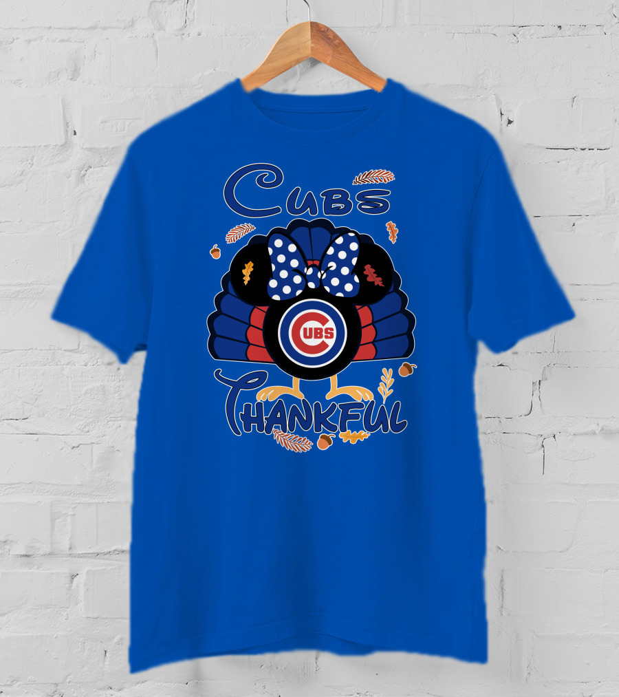 Cubs Thankful Minnie Thanksgiving T-Shirt