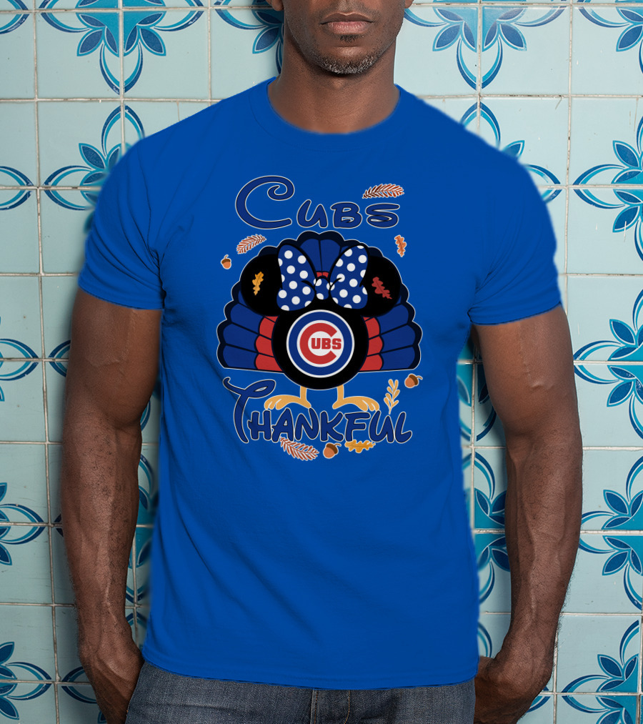 Cubs Thankful Minnie Thanksgiving T-Shirt
