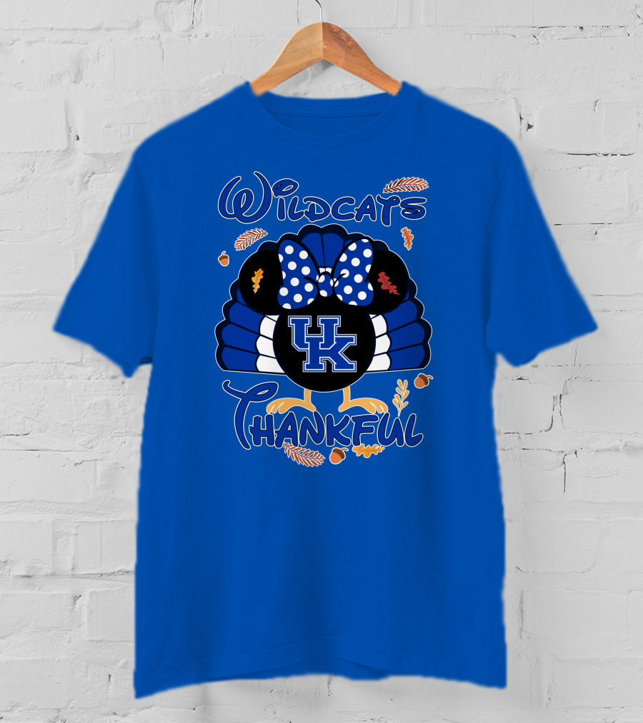 Wildcats Thankful UK Minnie Thanksgiving T-Shirt