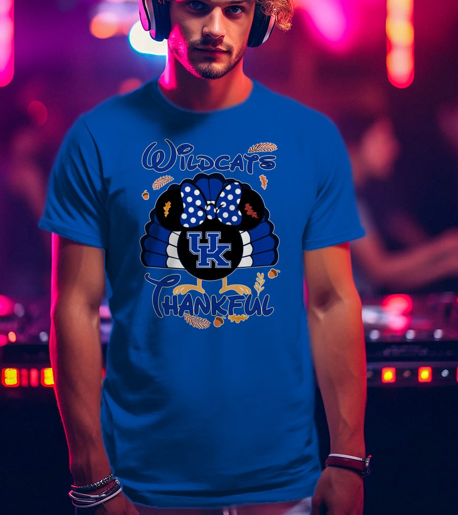 Wildcats Thankful UK Minnie Thanksgiving T-Shirt