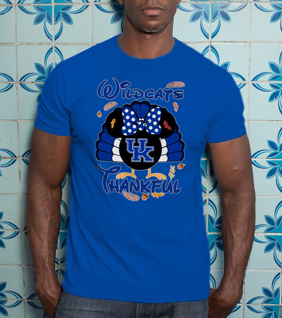 Wildcats Thankful UK Minnie Thanksgiving T-Shirt