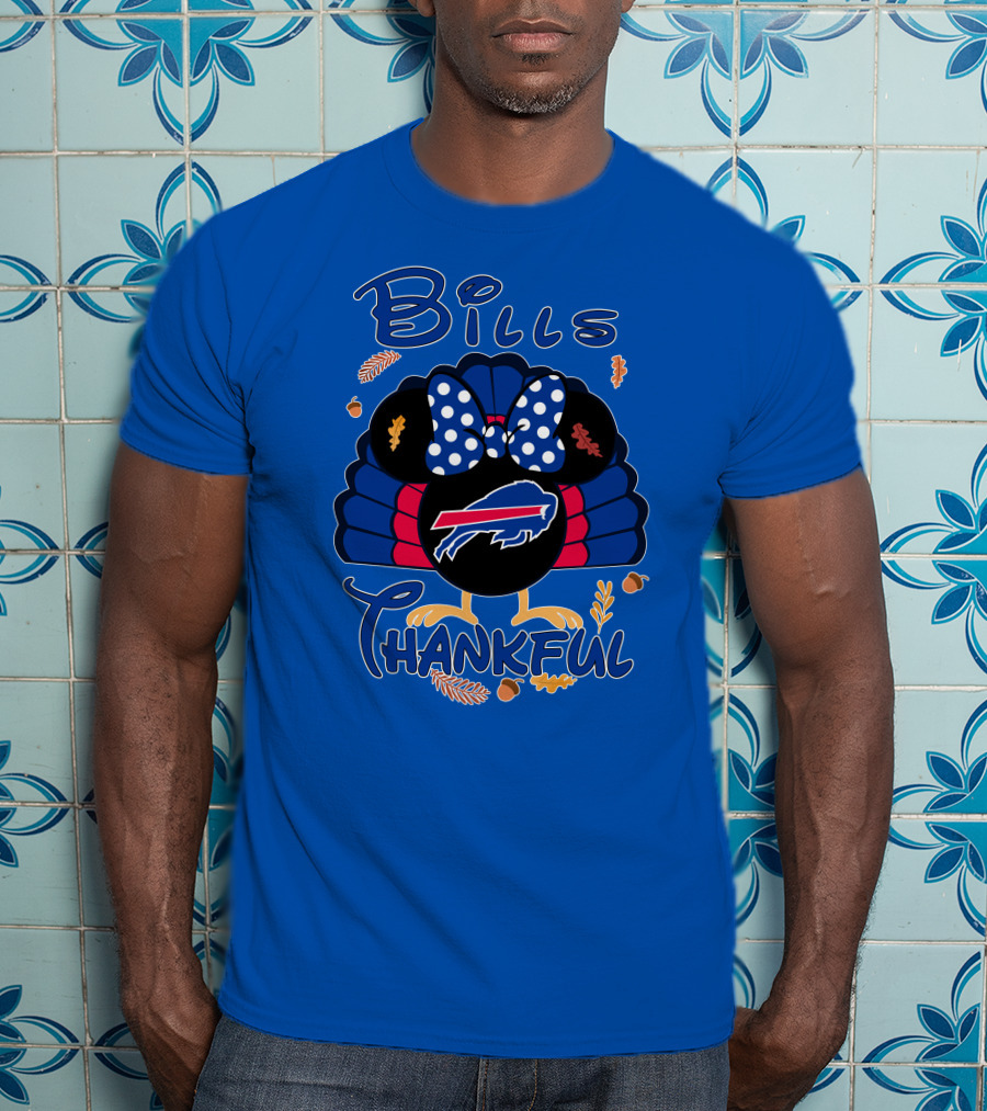 Bills Thankful Buffalo Bills Minnie Thanksgiving T-Shirt