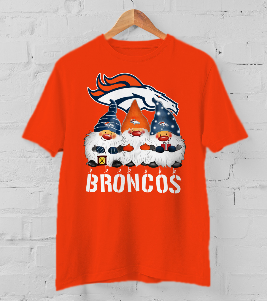 Denver Broncos Merry Christmas Happy Holidays Broncos T-Shirt
