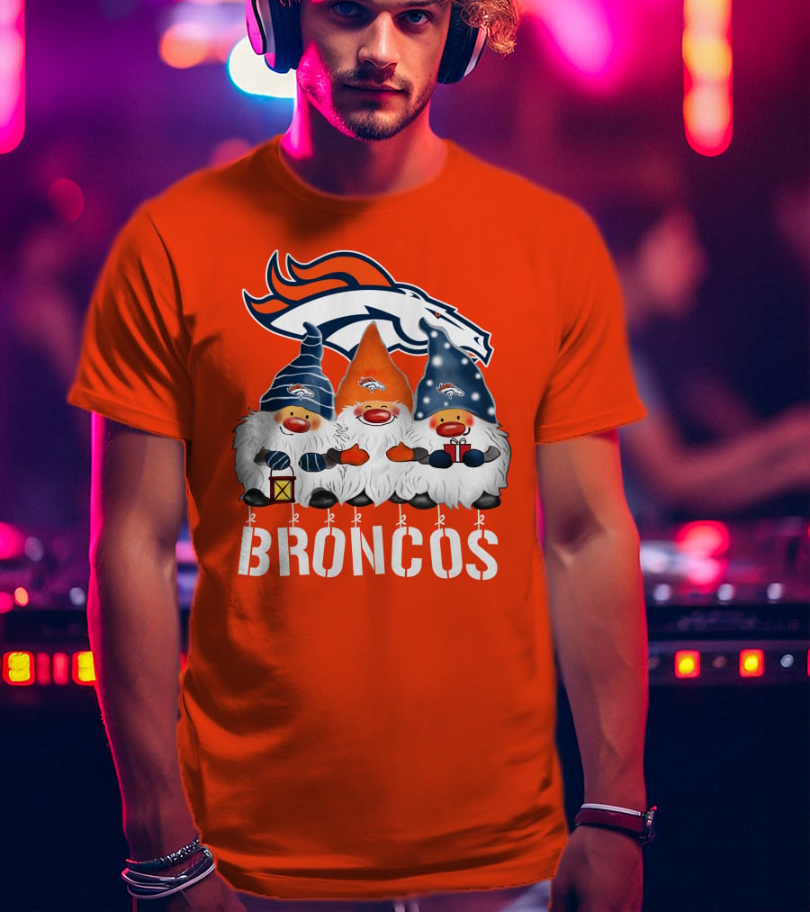 Denver Broncos Merry Christmas Happy Holidays Broncos T-Shirt