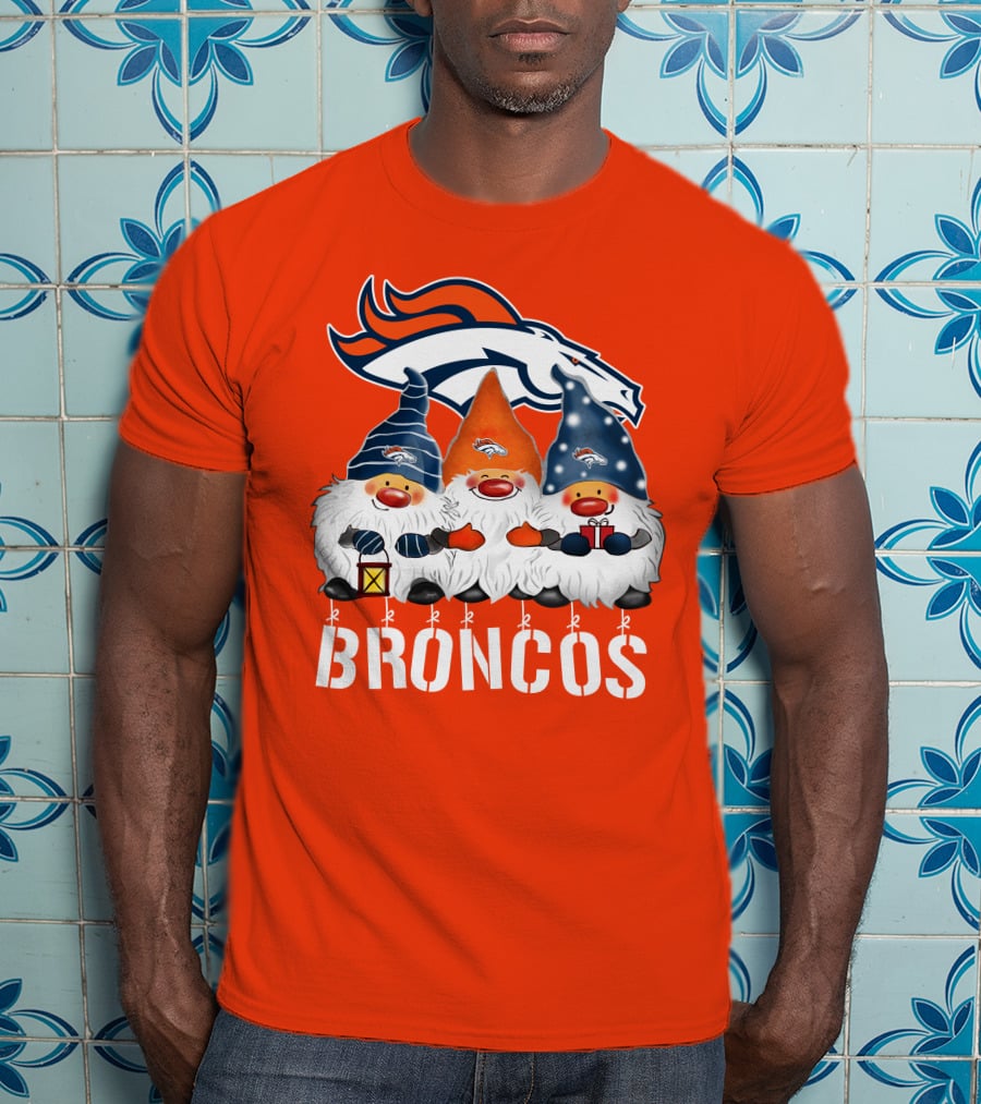 Denver Broncos Merry Christmas Happy Holidays Broncos T-Shirt